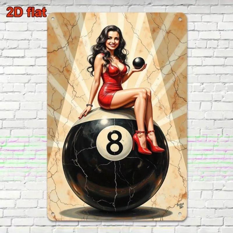 Vintage Metal Tin Sign Wall Art Home Decor 20x30cm