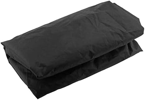 OXFUZZ Patio Furniture Cover Waterproof 80x80x120cm, Outdoor Table Cover, Dustproof Sofa Bench Protection, Foldable, Black
