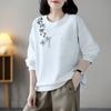 Sweatshirt for Women Cotton Loose Oversized Thickened Comfortable Round Neck Casual Pullover Top Sweatshirt