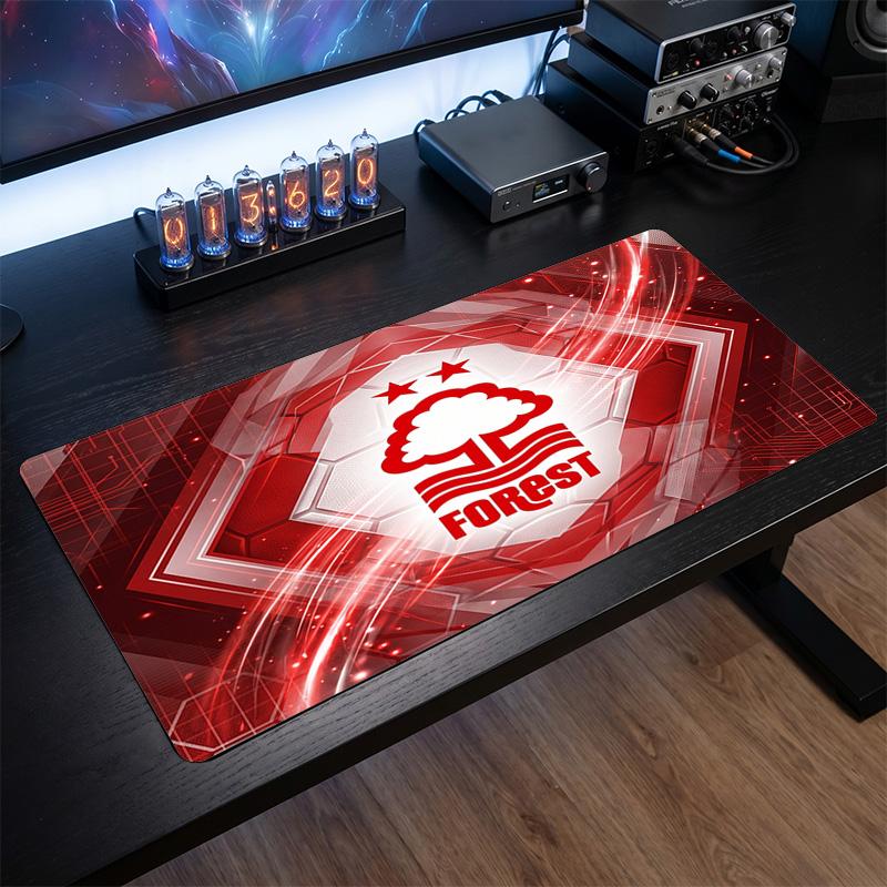 Nottingham Forest Fußball Druck Großes Mauspadd, Anti-Rutsch Erweitertes Gaming Schreibtischmatte für Büro Zuhause