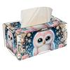 Wooden 5D Diamond Painting Tissue Holder Diamond Decorative Tissue Box Wooden Diamond Painting Tissue Box for Living Room Decor
