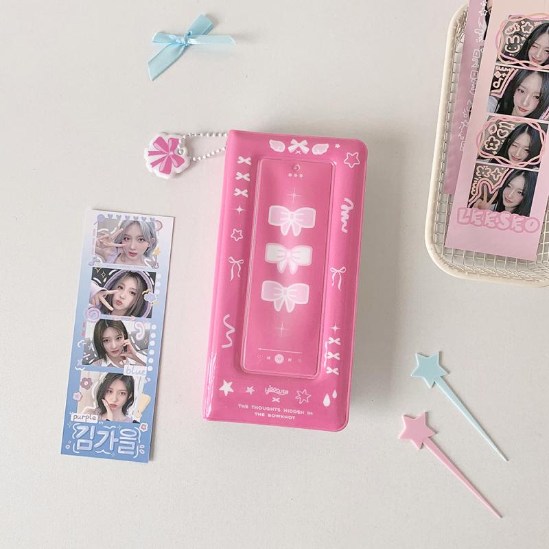 

Multicolors Photo Booth Frame Photo Booth Album For 2x6 Inch Photo Strips Album 20 Pages 40 Photos рожевий червоний колір