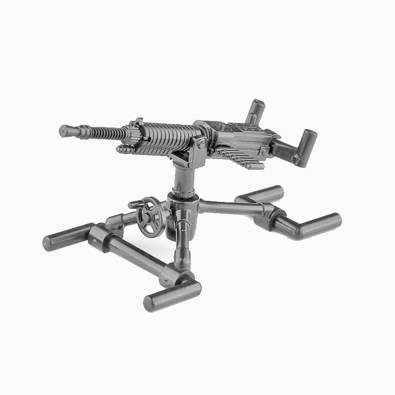 

Військова зброя Другої світової війни Будівельні блоки Фігурка солдата Іграшка Gatling M2 Важкий кулемет NSV M19 Коробка Гвинтівка Кульовий ланцюг Міномет K045