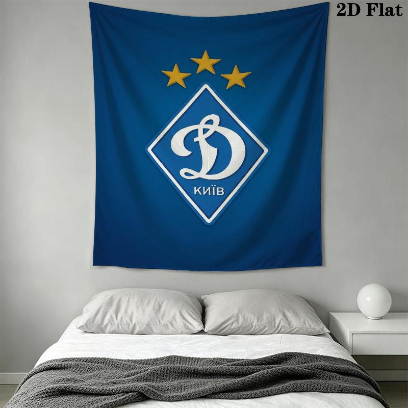 FC Dynamo Moscow Wall Tapestry Aesthetic Wall Hanging Printed Fabric Blanket Decorative Tapestries for Bedroom Living Room Home Decor
