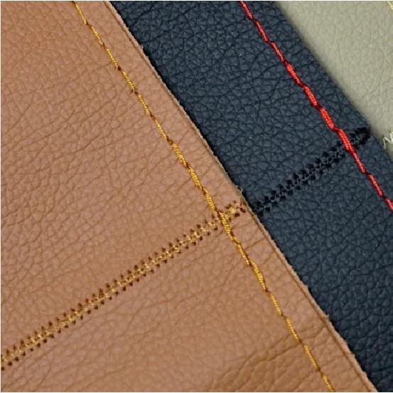 DIY Steering Wheel Covers/ Soft Fiber Leather braid on the steering-wheel of Car With Needle and Thread Interior accessories