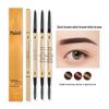 Ultra-Fine 3D Smudge-Proof Double-Ended Eyebrow Pencil with Triangle Tip