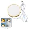 Xiaomi 6/8/10CM Round Wooden LED Night Light Base 3D Decorative Wooden Holder Display Stand For Crystals Glass Ball Acrylic Decoration