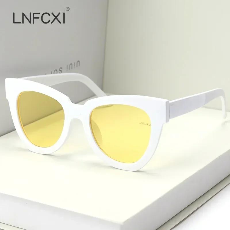  Fashion Cat Eye Sunglasses Men Luxury Brand Designer Vintage Women Sun Glasses Gafas De Sol Uv400