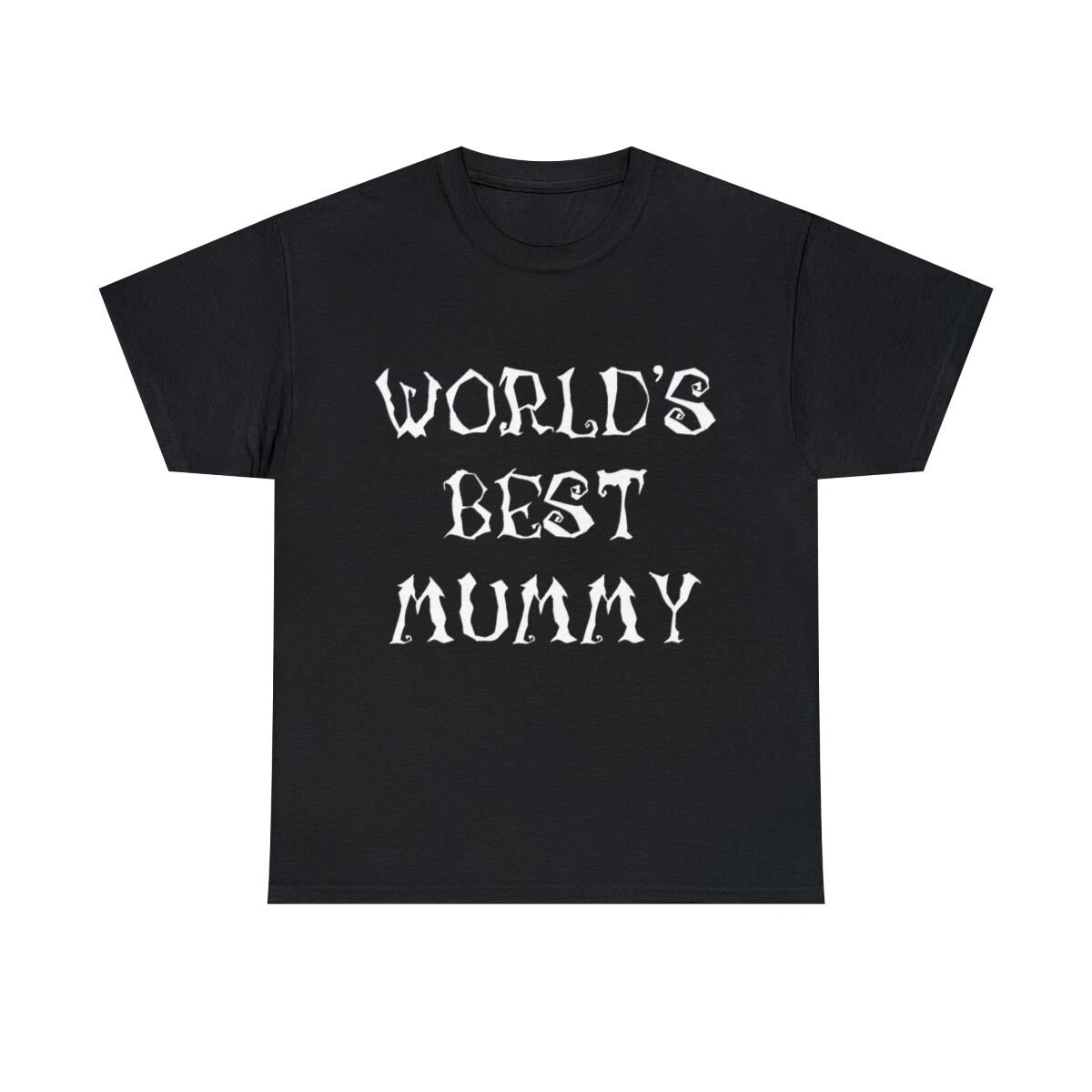 World s Best Mummy Halloween Graphic Tee Shirt, S-5XL S