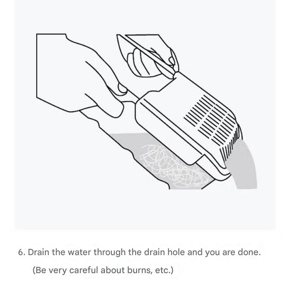 Japanese-made Microwave Pasta Boiling Maker