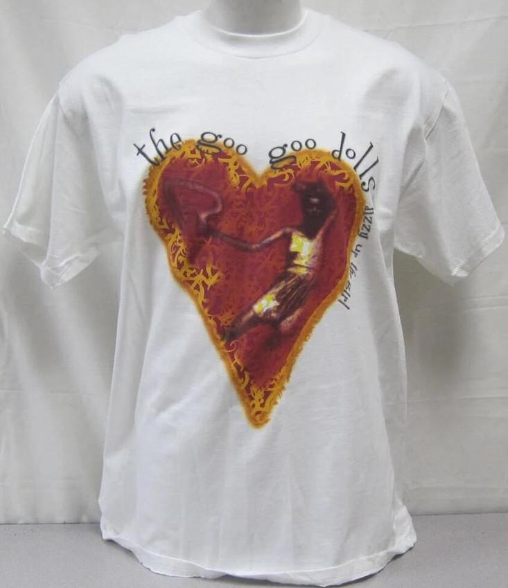 Vtg The Goo Goo Dolls Band Dizzy Up the Girl Tour Cotton White Tee Shirt EL053 Unisex T-Shirt XL