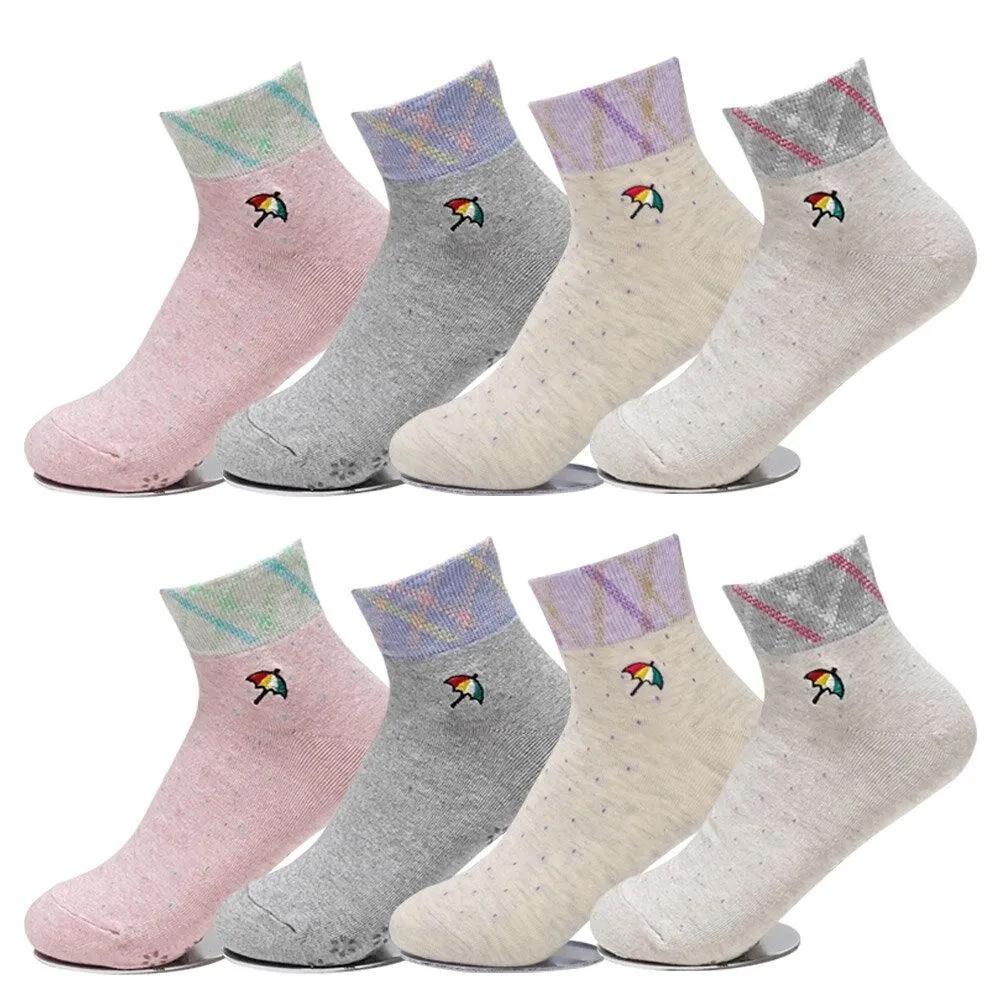 Arnold Palmer Non-slip Women s Cotton Ankle Socks 8 Pairs AP6604 Essential Selection AP6604_8 Pairs