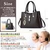 NICOLE & DORIS Women's Shoulder Bag, Retro Style, Stylish with Studs, Divided Shoulder Strap, Water-Repellent PU Leather, FallWinter Brand, Popular