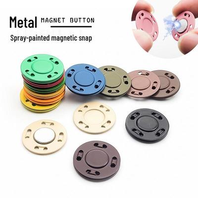 Invisible Magnetic Snap Metal Buckle for Coats, Bags, and Mother-Child Clothing