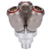 3 Way Quick Coupler ExplosionProof SelfLocking Round Pneumatic Connection Accessories