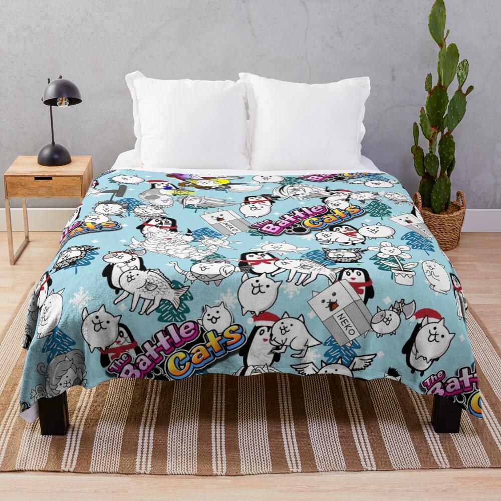 Battle Cats Throw Blanket