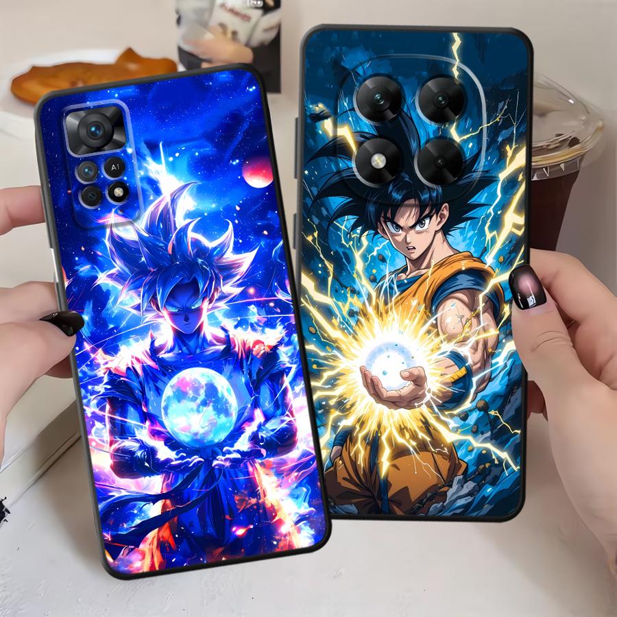 Phone Cover Case for Xiaomi Redmi Note 14 13 Pro Plus A1 A3 12C 13C 9 8 7 A4 A5 14C 12 11 10 K80 K40 A1 A2 Dragon Ball Goku Art