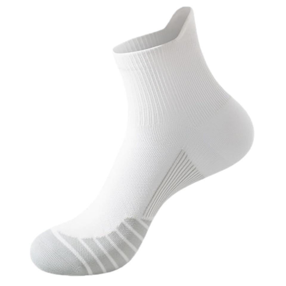 Men's Professional Marathon Running Socks - Quick-drying, Compression, Non-slip, Mid-calf Sports Socks for Spring and Autumn Training