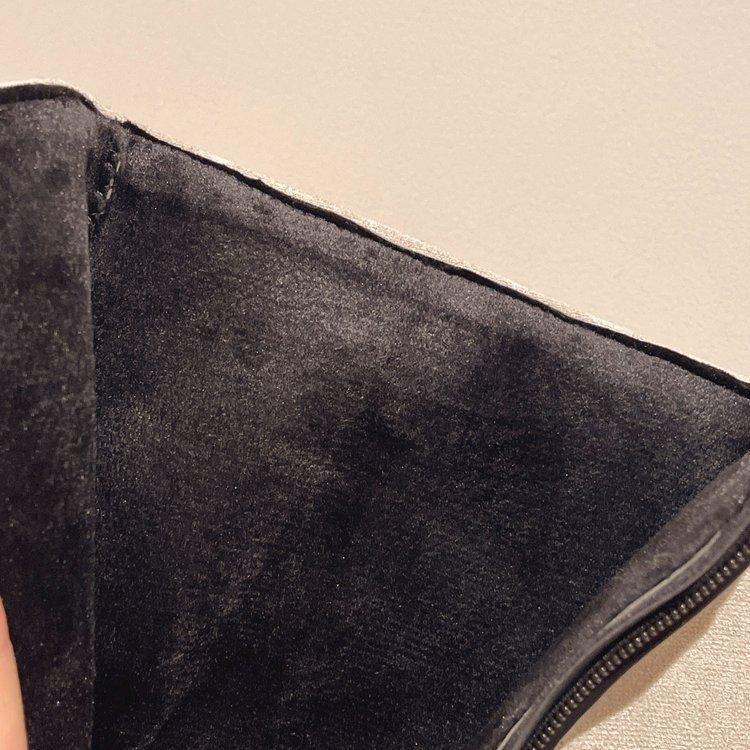 Thick-soled color-matching boots for women's 2025 autumn and winter new Xiaoxiangfeng tall knight boots, small but knee boots