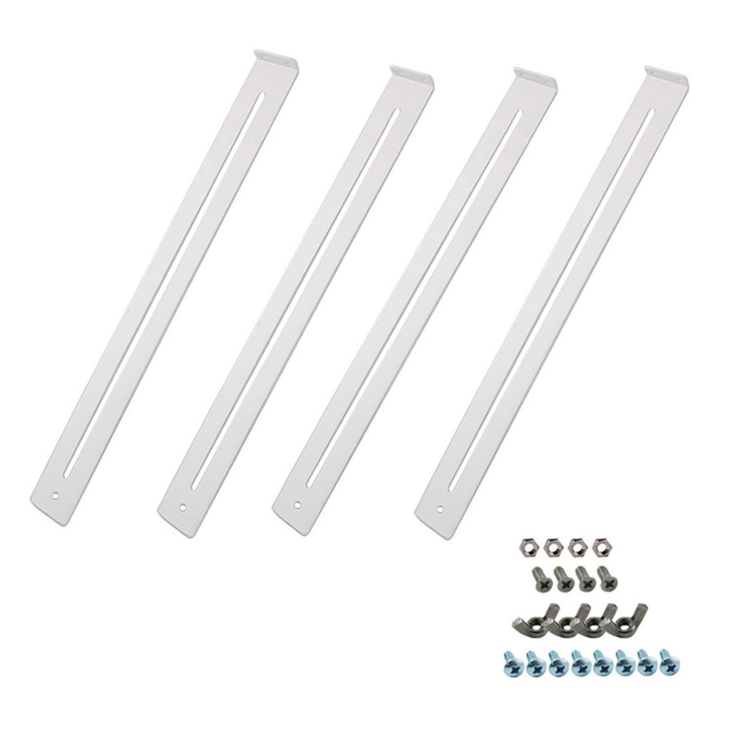 Drawer Support Bracket Kit Heavy Duty Metal Reinforcement Hardware for MDF Particleboard Cabinets Drawers