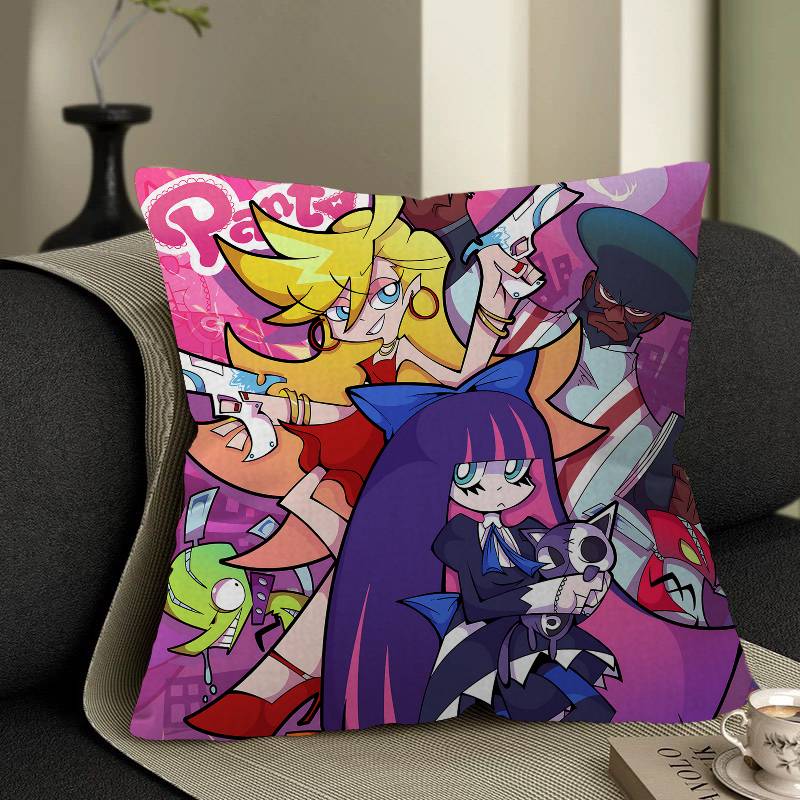 Panty And Stocking With Garterbelt Pillow Cover Sofa Cushion Cover Home Room Decoration Children Gift