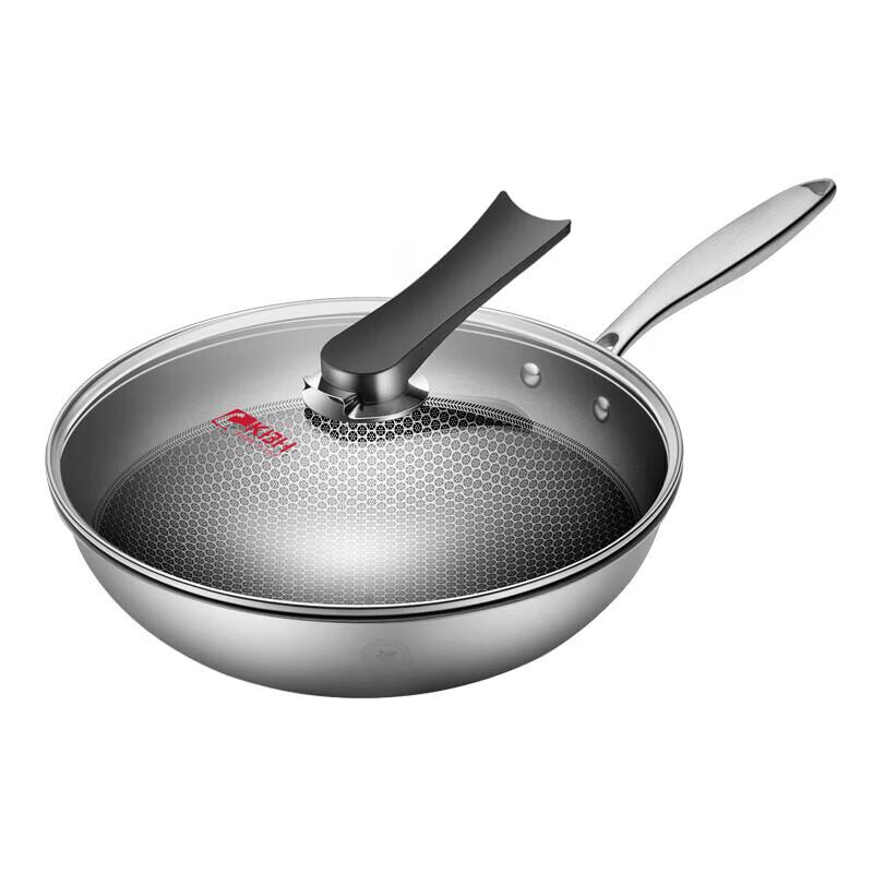 Kambach 304 Stainless Steel Non-stick Wok Set