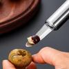 Stainless Steel Shrimp Back Opening Deveiner Tool Sharp Tip Easy Grip Handle for Home Kitchen Seafood Peeling Use