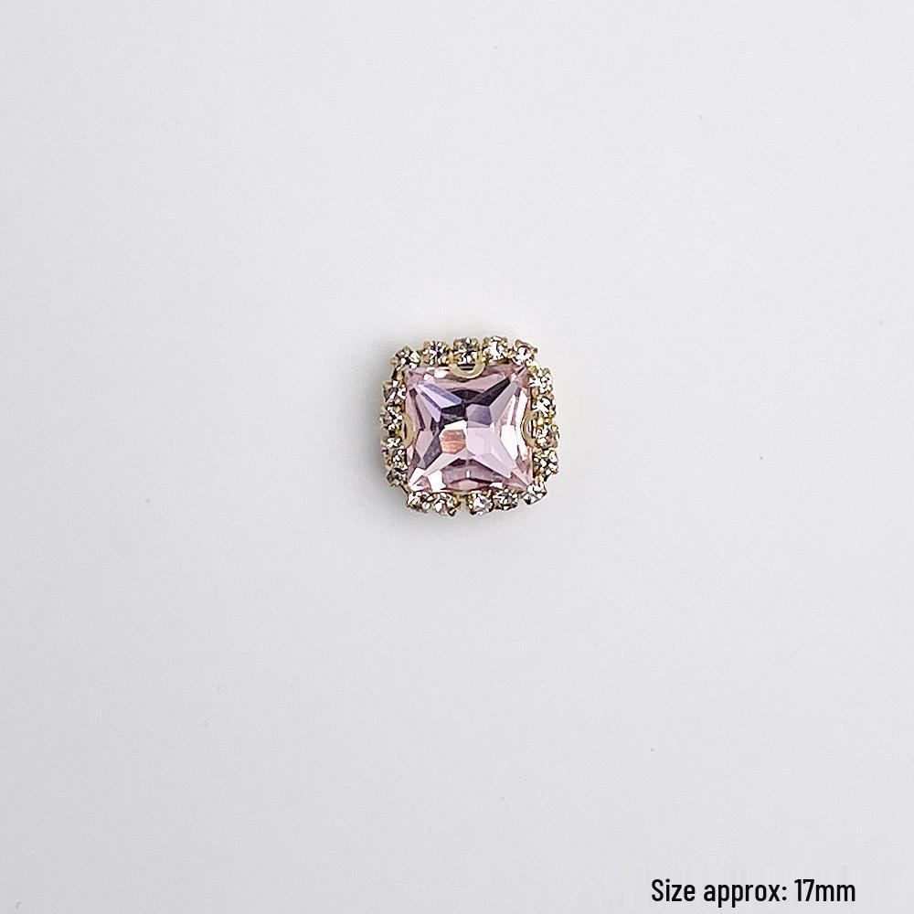 Decor Floare Sabot Aliaj Retro Stras - Catarame DIY High-End