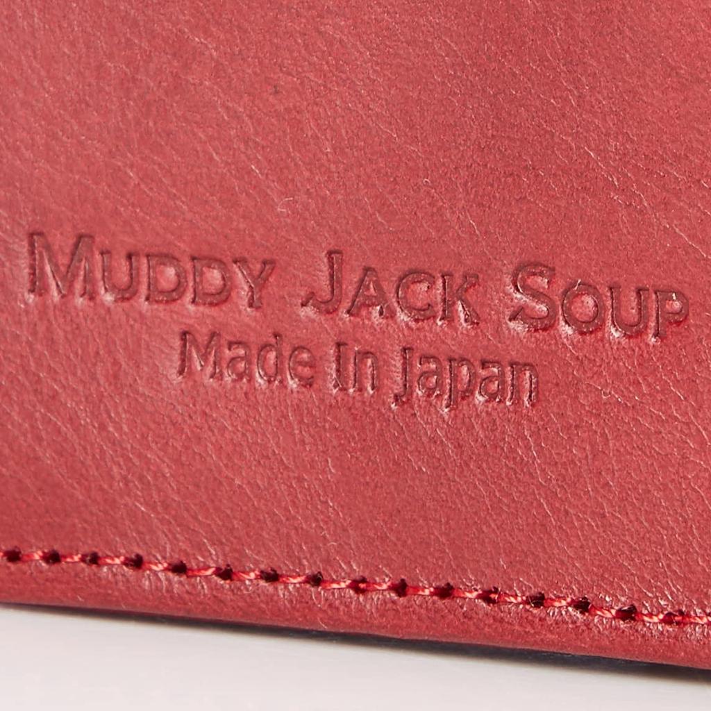 Jack COLORS coin coin mini genuine made in 57828 [Maddy Soup] > Box-type purse, case, wallet, leather, Japan, No. (Red)