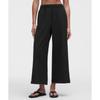 Lullulemon Stretch Woven High-Rise Wide-Leg Crop Pants Blk