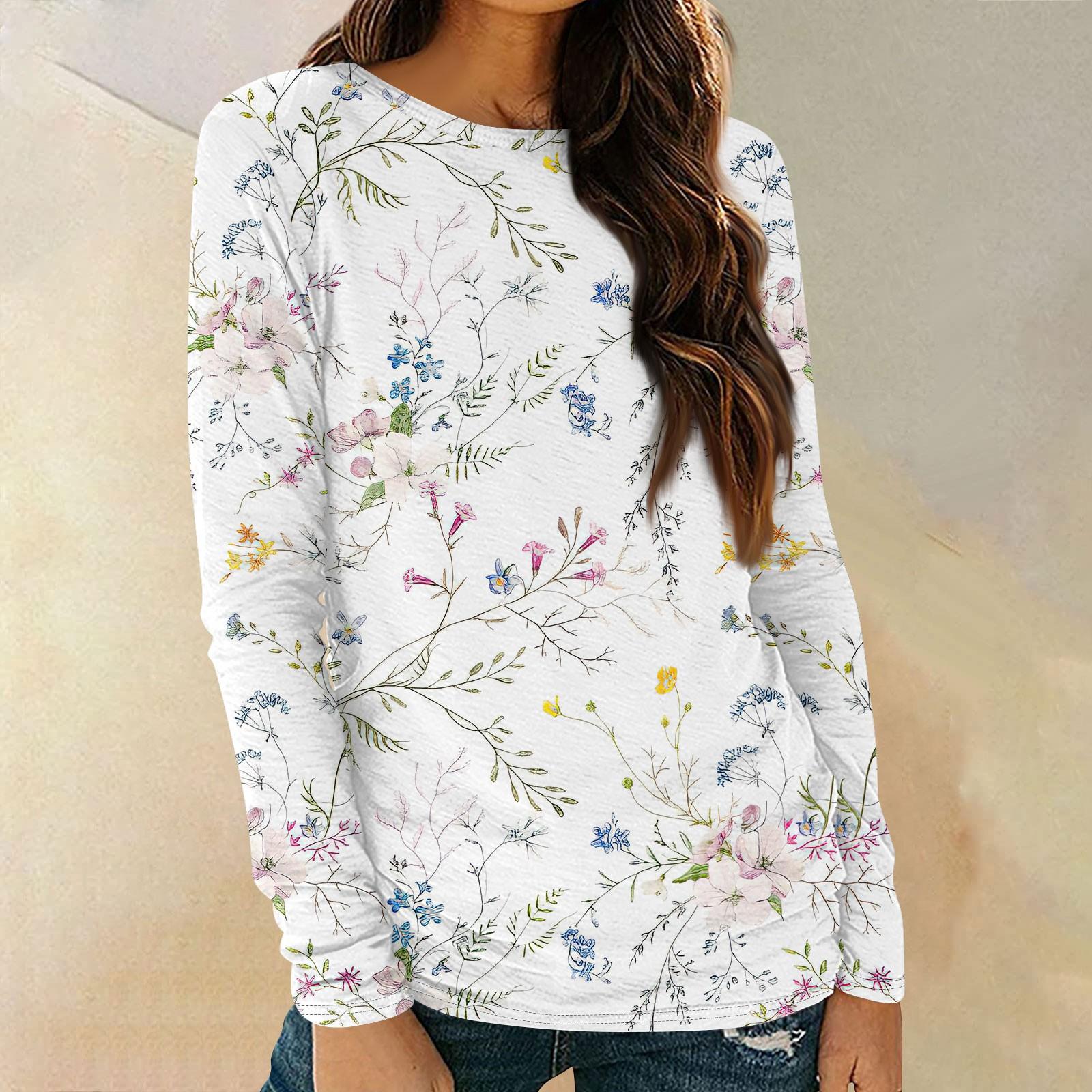 

Женские рубашки с длинным рукавом и круглым вырезом, базовая футболка, повседневный топ, осенняя модная туника, облегающие футболки XL белый