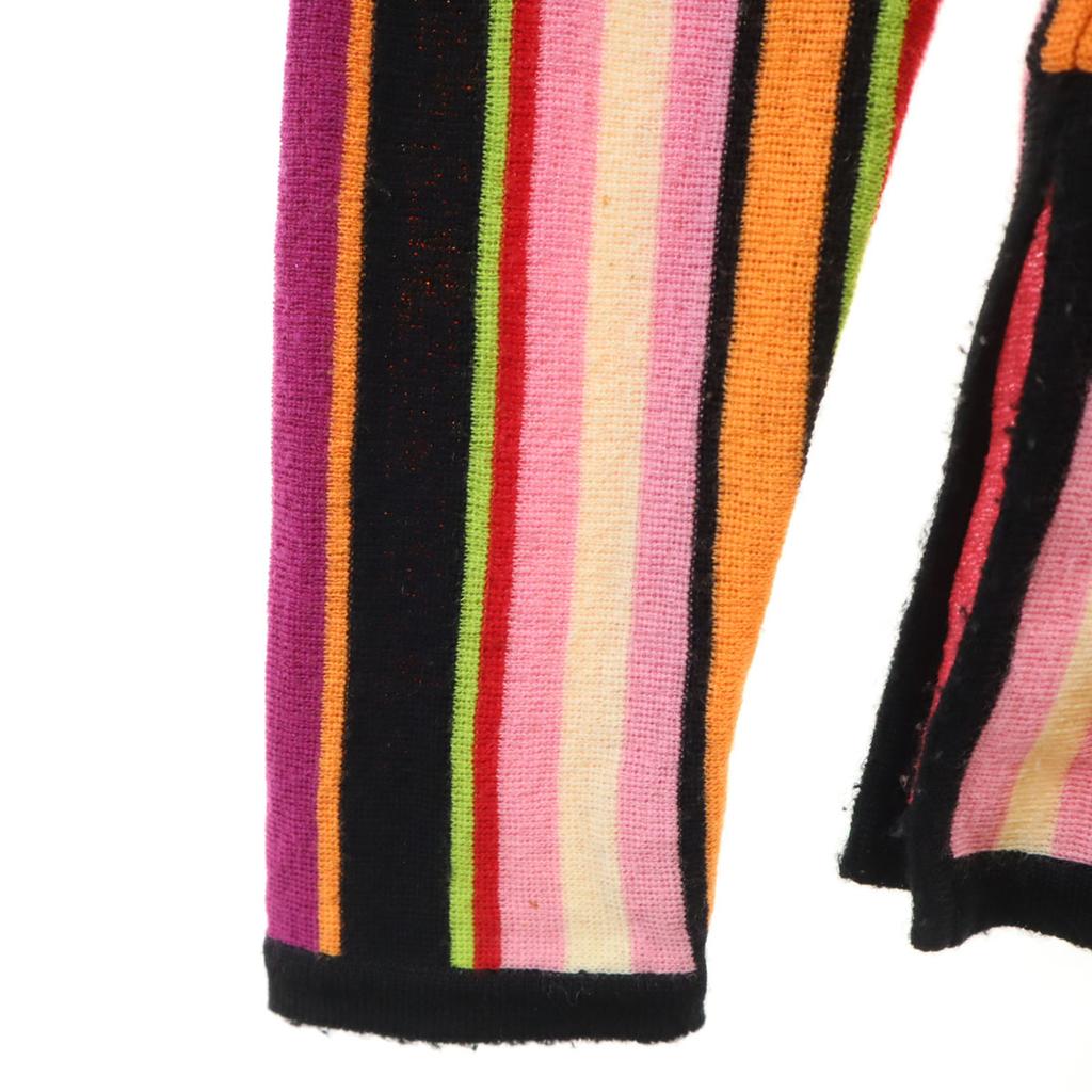KENZO CLUB 90s Made in Japan Old Striped Pattern Long sleeve Half zip knit Women Used