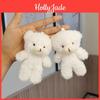 Chaveiro de Pelúcia de Urso Desenho Animado Fofo Mini Boneca Presente Decoração de Mochila Brinquedo