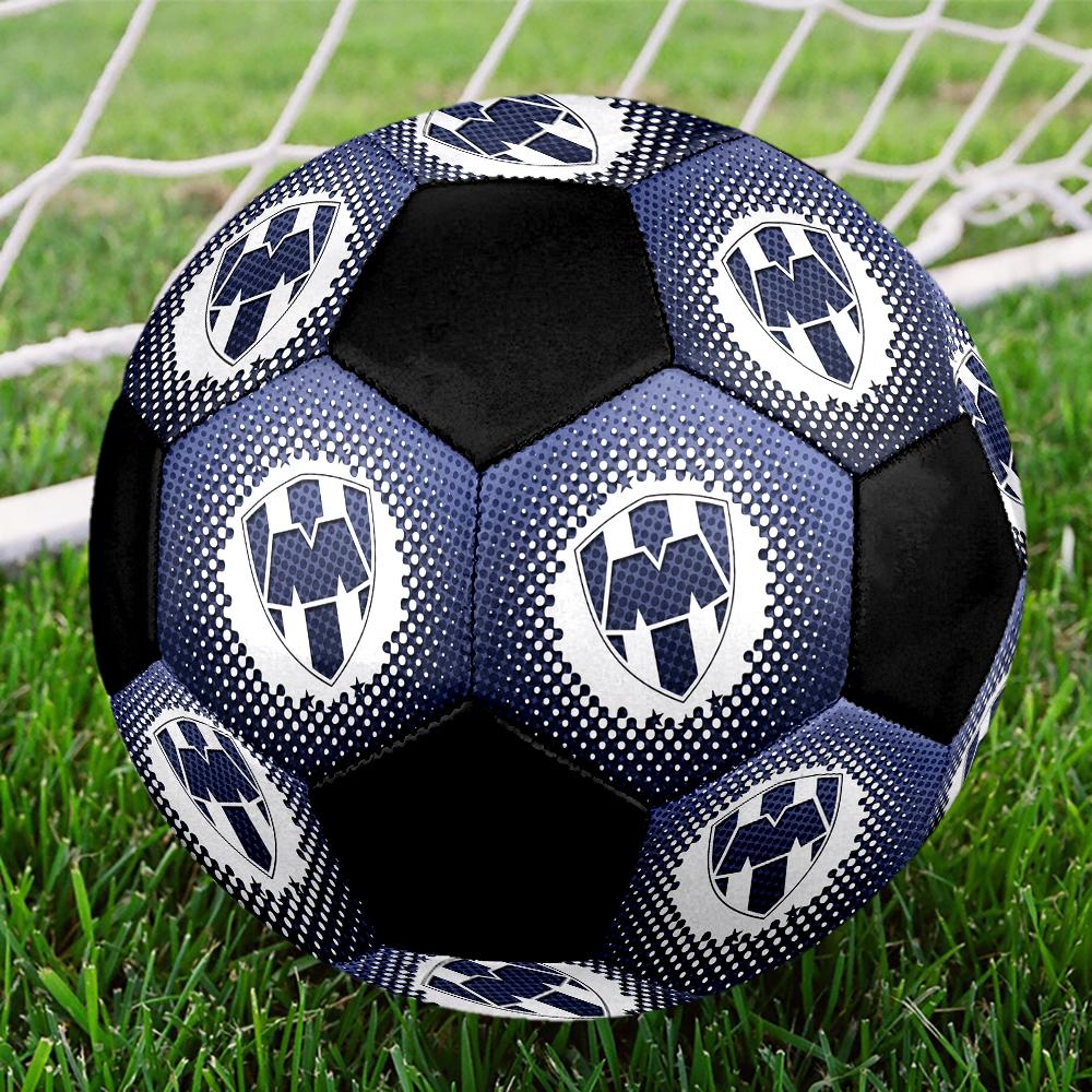 SIZE 5 C.F. Monterrey Soccer Ball Colorful All Ages Machine Stitched PVC Competition Ready Durable High-Bounce
