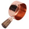 Sauce Pan Wooden Handle Rose Gold Stainless Steel Sauce Pot for Cooking Kitchen Ware1/4cup