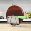 Stainless Steel Kitchen Countertop Cutting Board Storage Rack