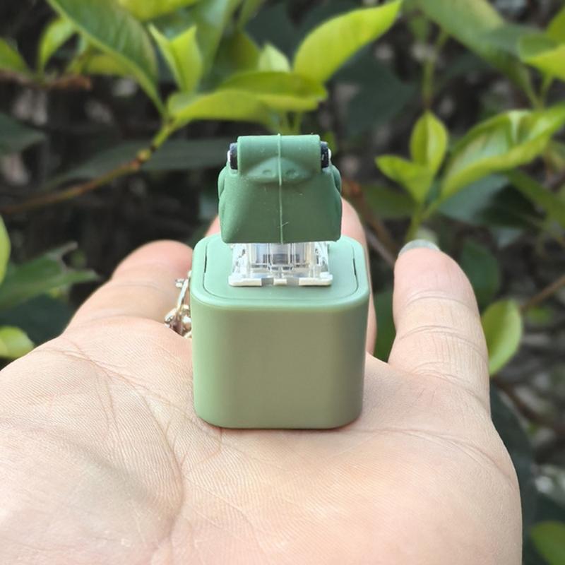 Portable Frogs Shaped Keyboards Accessory Tactile Press Toy Sound Activated Stress Reliever For Adults & Kids