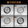 Sondsilen Air Valve Caps for Car Motorcycle Tire Valve Caps 4 Pack Silver Aluminum