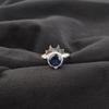 London Blue Topaz Gemstone 925 Sterling Silver Jewelry Handmade Ring Women Gift RR-67-7