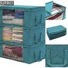 Folding Storage Box Quilt Storage Bag Wardrobe Clothing Storage Box Dust Bag