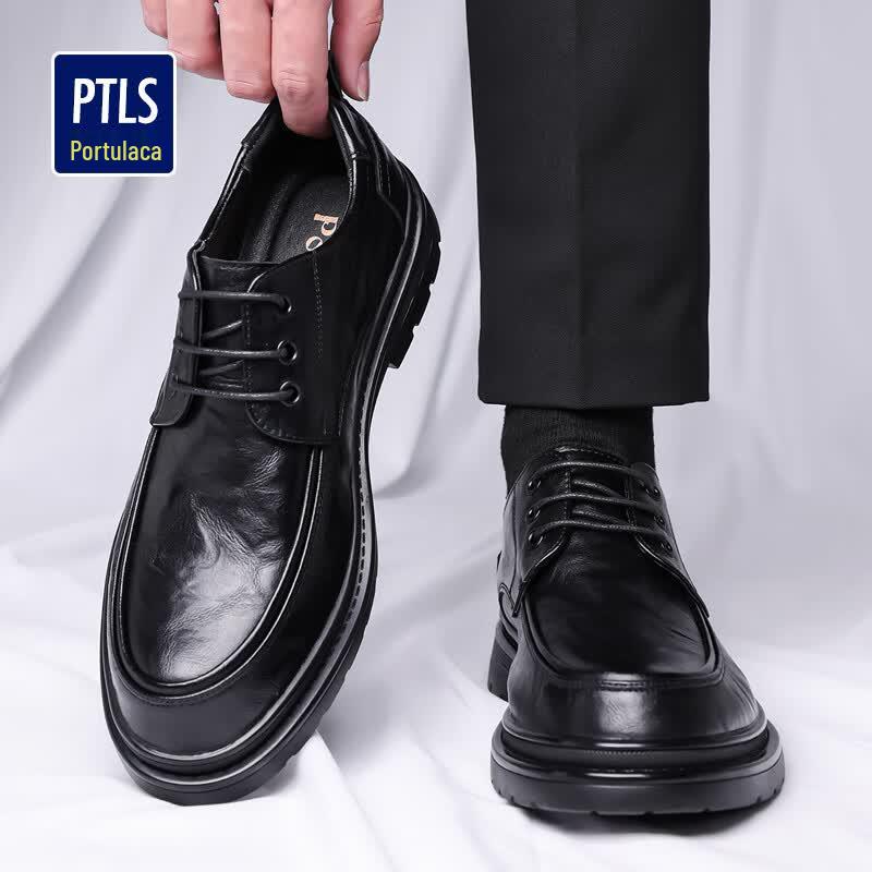Botu Leisi Men s British Hand-Grained Business Derby Shoes 40