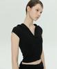 Lomaentinueo Hooded Sleeveless Crop Top (Black)