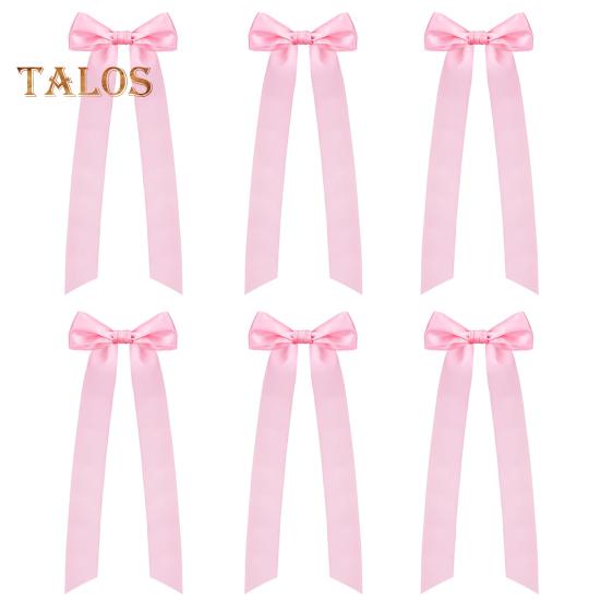 

6 шт. подсвечник бант декор большой подсвечник ленточные банты обеденный стол центральные украшения для упаковки подарков свадьба девичник девичник декор розовый