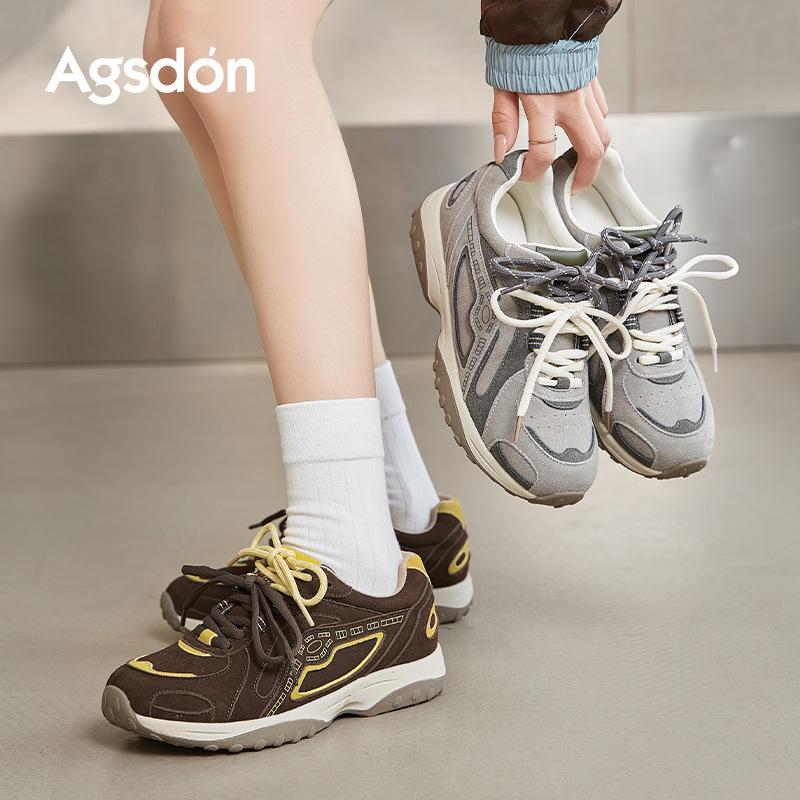 Augustine platform German training shoes women's 2025 new autumn fashion lightweight Forrest Gump shoes retro casual sports shoes