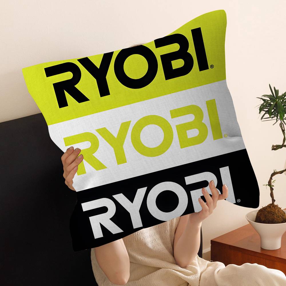 R-Ryobi Personalized Pillow Cover Kids Bedroom Wild Party Decor Pillowcase Kid Birthday Shower Gift