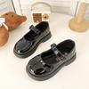 Spring and Autumn New Fashion Girls Versatile Comfortable Soft-soled Leather Shoes