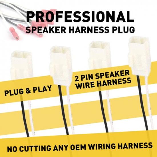 Front Rear Door Speaker Harness Wire Connector Plug For Dodge Ram 1500 2002-