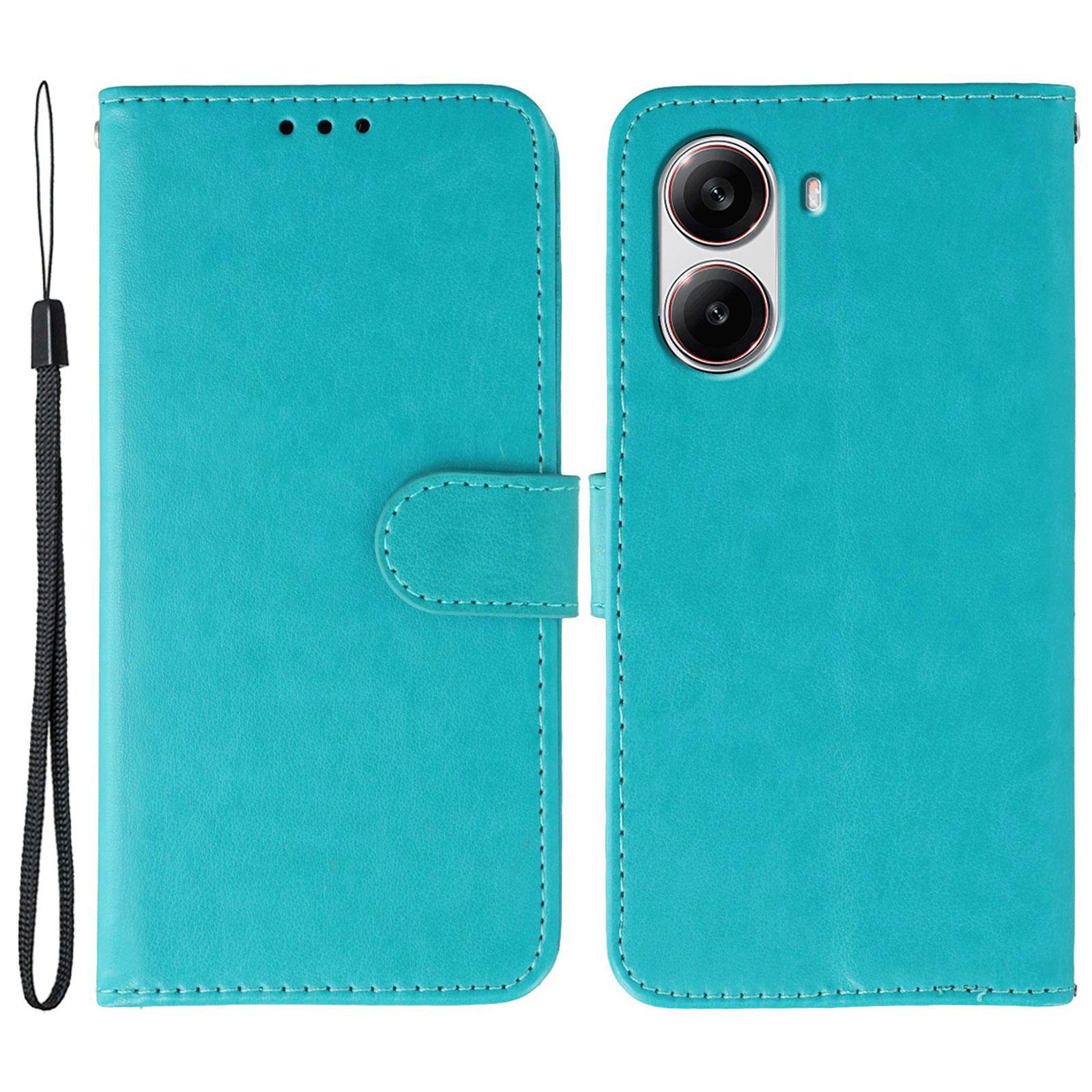 

Для Xiaomi Poco X7 Pro 5G Чохли PU Шкіра Відкидний Гаманець Чохол для Телефону зі Шнурком Blue