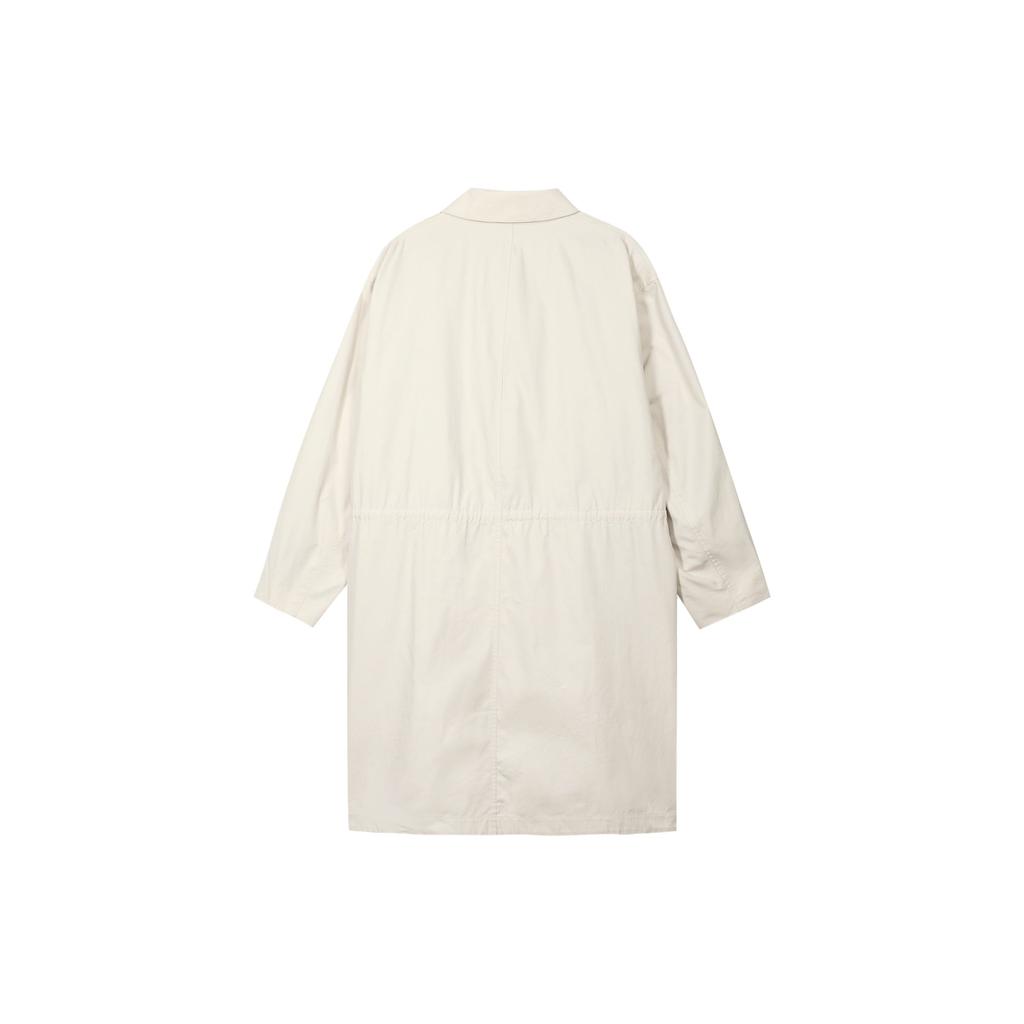 Uniqlo U Series Solid Color Single Breasted Mid Length Trench Coat Men coats Light-Beige 457988-30