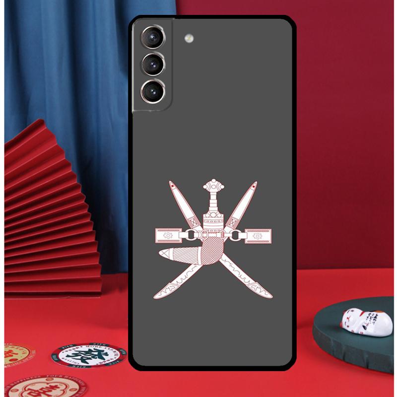 Omani Emblem Oman Flag passport Cover For Samsung Galaxy S21 FE S20 FE S22 S23 Ultra Note 20 Note 10 Plus S9 S10 Plus Case